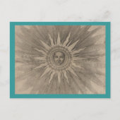 De zon briefkaart (Voorkant)