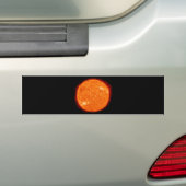 De zon bumpersticker (Op auto)