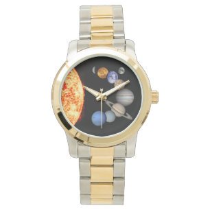 De zon & de planeten horloge