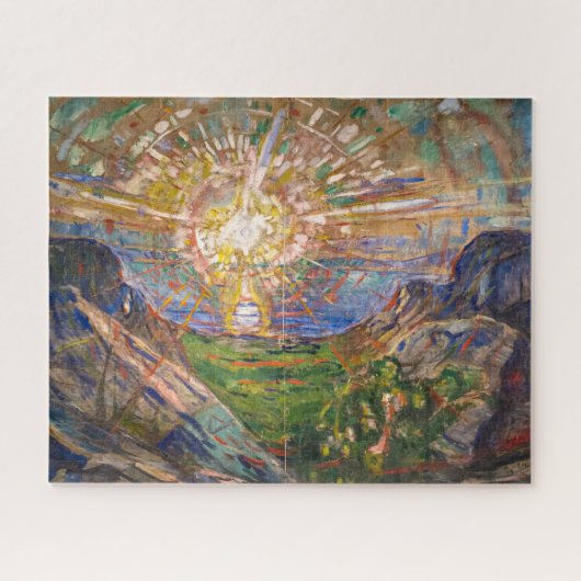 De zon | Edvard Munch | Legpuzzel (Horizontaal)