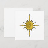 De Zon en de Maan Feestdagenkaart (Voorkant / Achterkant)