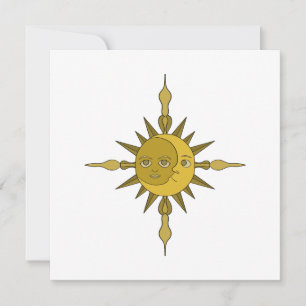 De Zon en de Maan Feestdagenkaart