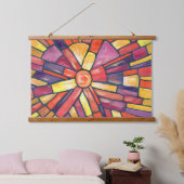 De zon en het licht hangend wandkleed (Slaapkamer)