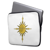De Zon en Maan Laptop Sleeve (Voorkant Links)