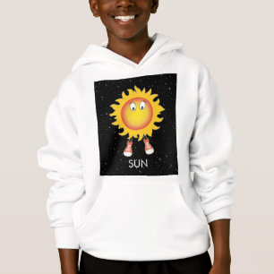 De zon en sterren in de ruimte