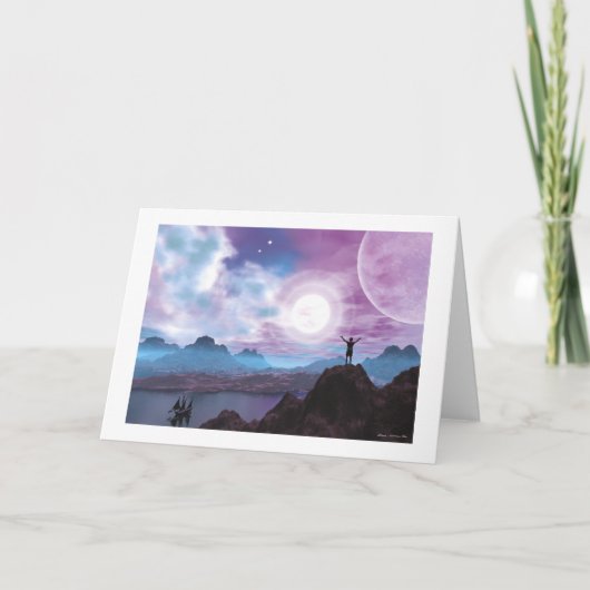 De zon groeten kaart (Voorkant)