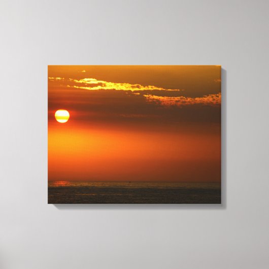 De zon in. canvas afdruk (Voorkant)