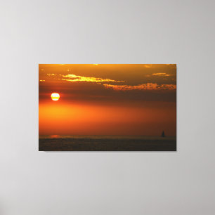 De zon in. canvas afdruk