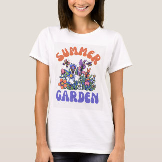 De zon in mijn tuin - Floral Natuur Quote T- T-shirt