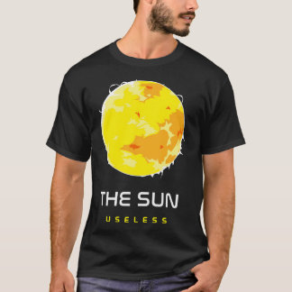 De zon - nutteloos. Ruimte T-shirt