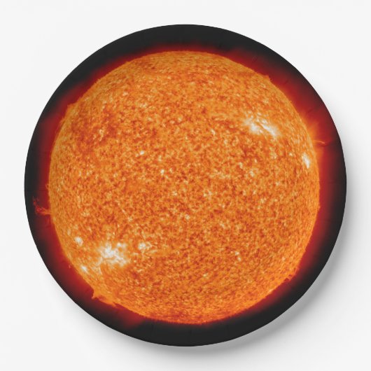 De zon papieren bordje (Voorkant)