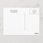 De zon plaatst op de Sahara Briefkaart (Achterkant)