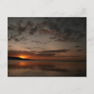 De zon plaatst op Guam Briefkaart