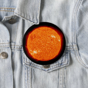 De zon ronde button 4,0 cm