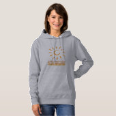 De zon schijnt altijd hoodie (Voorkant volledig)