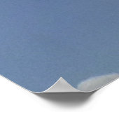 De zon schittert altijd achter het Poster wolken (Hoek)