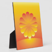 de zon stijgt fotoplaat (Zijkant)