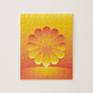 de zon stijgt legpuzzel