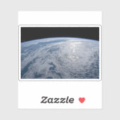 De zon straalt uit op de Stille Zuidzee. Sticker (Vel)