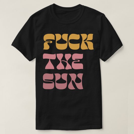 De zon t-shirt (Design voorkant)