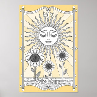 De Zon Tarot XIX Poster