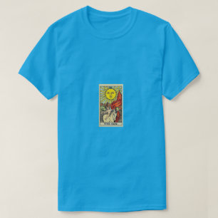 De Zon Tarotkaart Kunstwerk Vintage Rider-Waite T-shirt