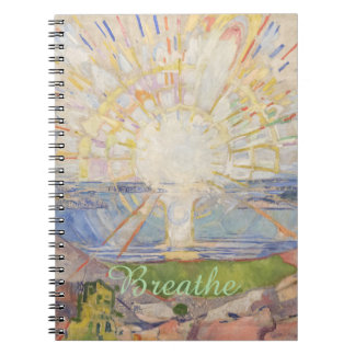 De zon van Edvard Munch Notitieboek