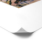 De zon van Edvard Munch Poster (Hoek)