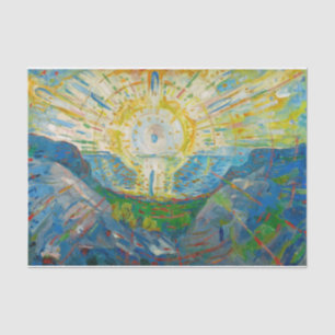 De zon van Edvard Munch Tissuepapier