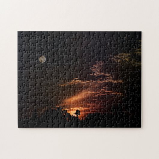 "De zon van een maan" Legpuzzel (Horizontaal)