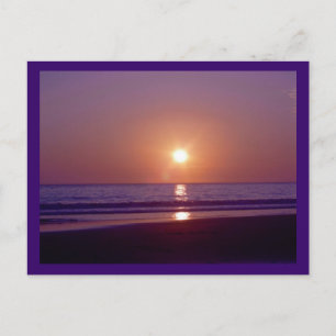 De Zon van het strand Briefkaart