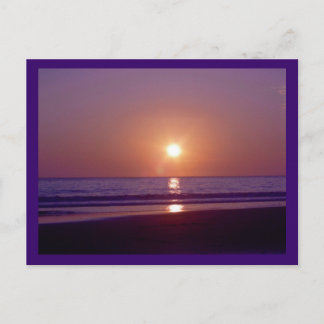 De Zon van het strand Briefkaart