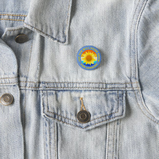 De zon zal opnieuw schijnen voor de Oekraïense zon Ronde Button 3,2 Cm