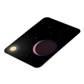 De zonachtige ster Kepler 51 & drie reuzenplaneten Magneet (Linkerzijde)