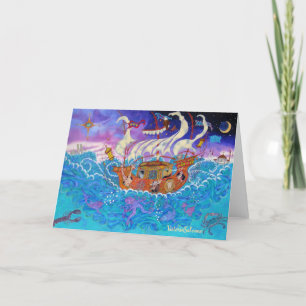 De zondvloed - Art Kaart