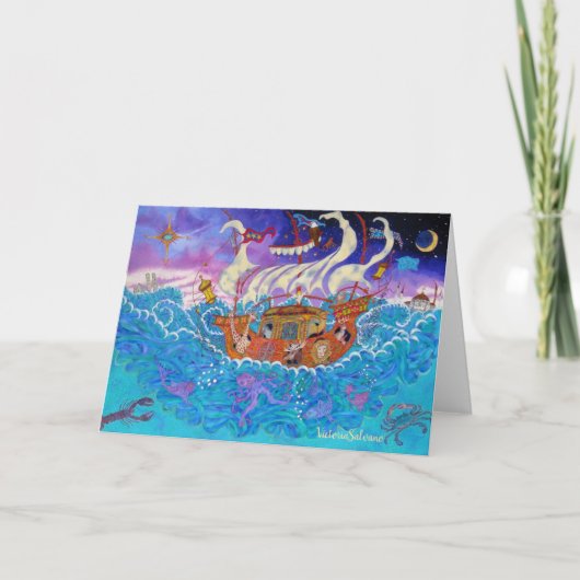 De zondvloed - Art Kaart (Voorkant)