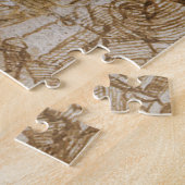 De zondvloed - Leonardo da Vinci (1515) Legpuzzel (Zijkant)