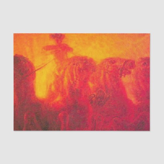 De Zonnebeelden van Gaetano Previati Tissuepapier (Voorkant)