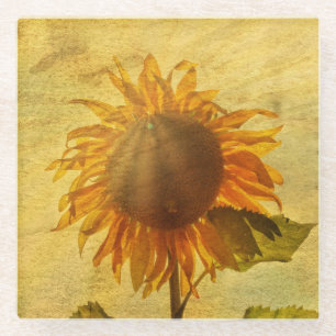 De Zonnebloem Glazen Onderzetter