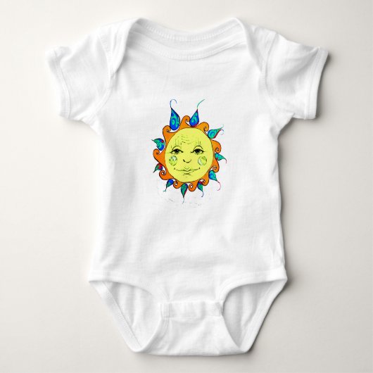 De Zonneschijn van het hallo Romper (Voorkant)
