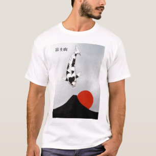 De Zonsondergang Utsuri van MT Fuji Mono T-shirt