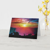 De Zonsondergang van de dinosaurus Kaart (Gele Bloem)