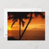 De Zonsondergang van de Sleutel van Florida Briefkaart (Voorkant / Achterkant)