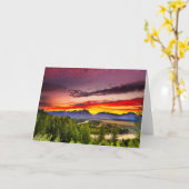 De Zonsondergang van de zomer bij de Rivier van de Kaart (Gele Bloem)