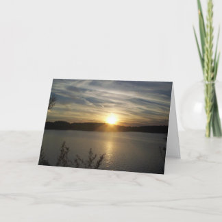 De Zonsondergang van het JUBILEUM Kaart