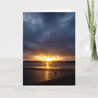 De Zonsondergang van Kam van het fort Kaart