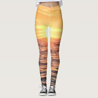 De zonsonderste oceaan leggings