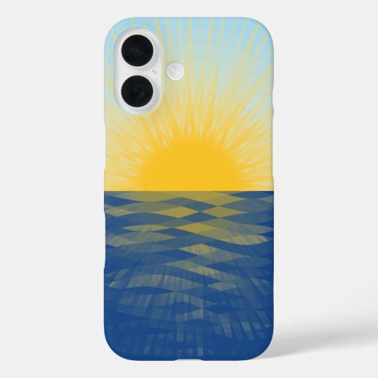 De zonsopgang over de Nieuwe Begin van de Oceaan Case-Mate iPhone Case (Achterkant)
