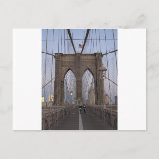 De Zonsopgang van de Brug NYC van Brooklyn op Feestdagenkaart