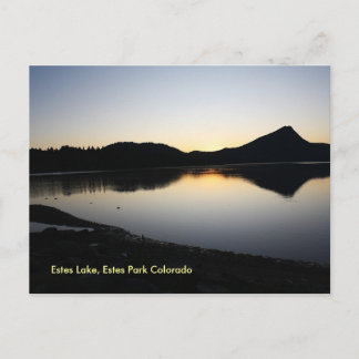 De zonsopgang van mijn dochter, Estes Lake, Estes Briefkaart